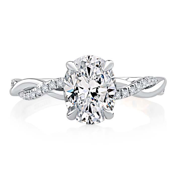 Mens Modern 14K White Gold 3.0 ct Princess Black Diamond Wedding Ring R914-14KWGBD