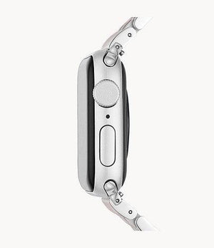Two-Tone Pink Gold-Plated Bracelet Band for Apple Watch® - Gunderson's Jewelers