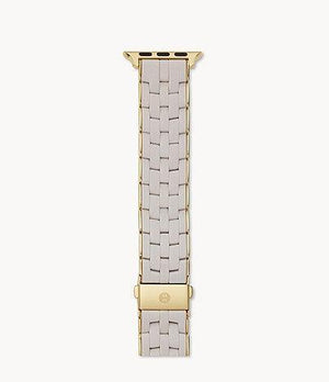 Wheat Silicone-Wrapped Bracelet Band for Apple Watch® - Gunderson's Jewelers