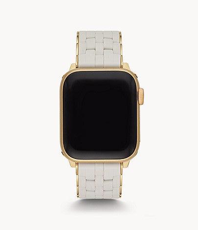 Wheat Silicone-Wrapped Bracelet Band for Apple Watch® - Gunderson's Jewelers