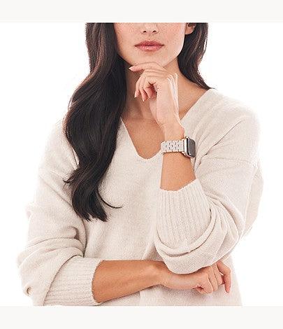 Wheat Silicone-Wrapped Bracelet Band for Apple Watch® - Gunderson's Jewelers