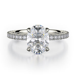 White Gold Diamond Engagement Ring - Gunderson's Jewelers