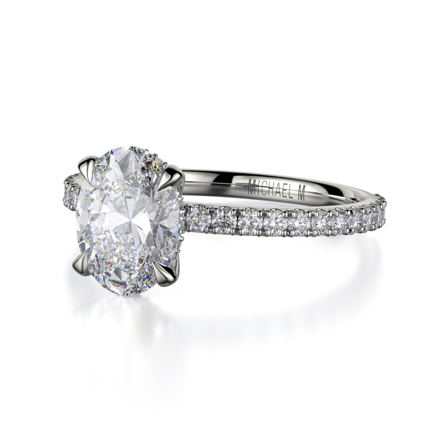 White Gold Diamond Engagement Ring - Gunderson's Jewelers