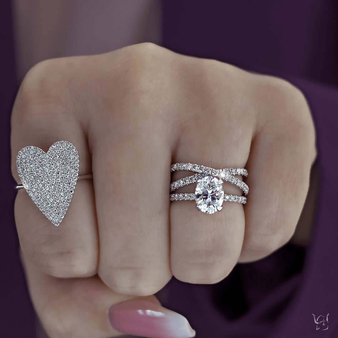 White Gold Diamond Engagement Ring - Gunderson's Jewelers