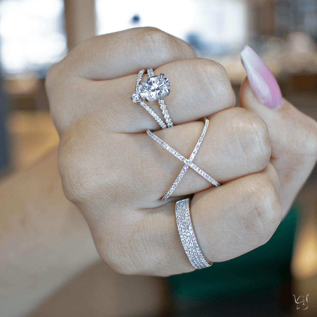 White Gold Diamond Engagement Ring - Gunderson's Jewelers