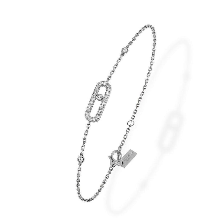White Gold Diamond Pavé Bracelet - Gunderson's Jewelers
