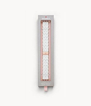 White Silicone-Wrapped Bracelet Band for Apple Watch® - Gunderson's Jewelers