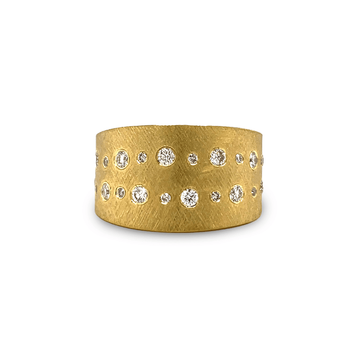 Yellow Gold Diamond Band Ring - Gunderson's Jewelers
