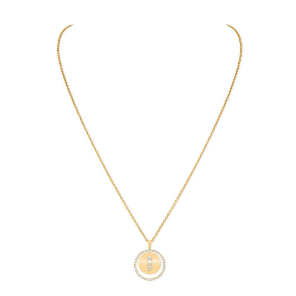 Yellow Gold Diamond Medallion Pendant Necklace - Gunderson's Jewelers