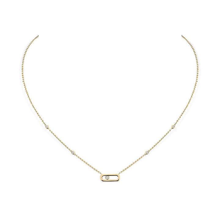 Yellow Gold Diamond Necklace - Gunderson's Jewelers