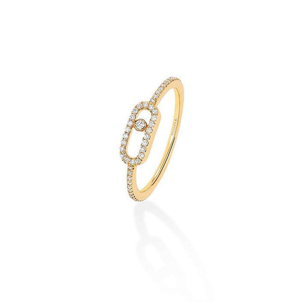 Yellow Gold Diamond Pavé Fashion Ring - Gunderson's Jewelers