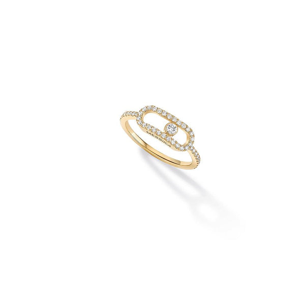 Yellow Gold Diamond Pavé Fashion Ring - Gunderson's Jewelers